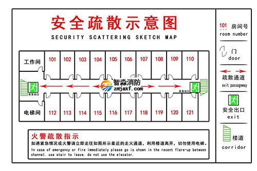 消防疏散圖